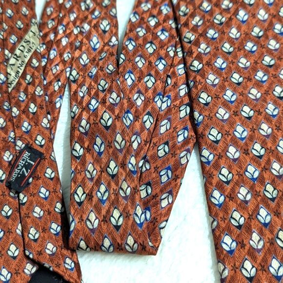 Vintage Men's 100% Silk "X-Long" Tie By J.Z Richards for Nordstrom - Picture 7 of 11